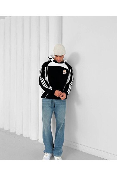 KUN SPORTSWEAR ΦΟΥΤΕΡ ΜΕ ΡΕΤΡΟ ΣΧΕΔΙΟ ΥΠΕΡΜΕΓΑΛΟ ΜΕΓΕΘΟΣ ΟΝΟΜΑΤΕΠΩΝΥΜΟ