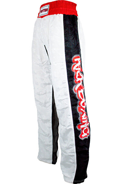 Top Ten Pantaloni de kickboxing „Graffiti”, Top Ten, Alb, L