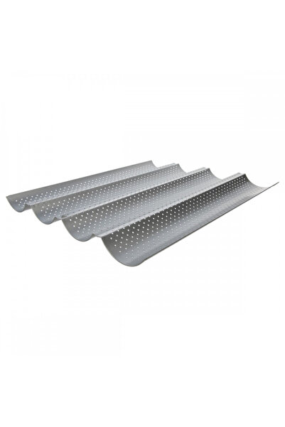 Secret de Gourmet Tavă de copt pentru baghete, oțel, 38 x 33 x Î 2 cm