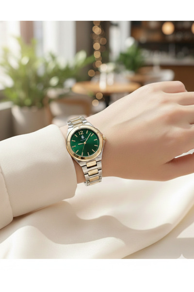 PW POLO WHITE ساعة اليد النسائية