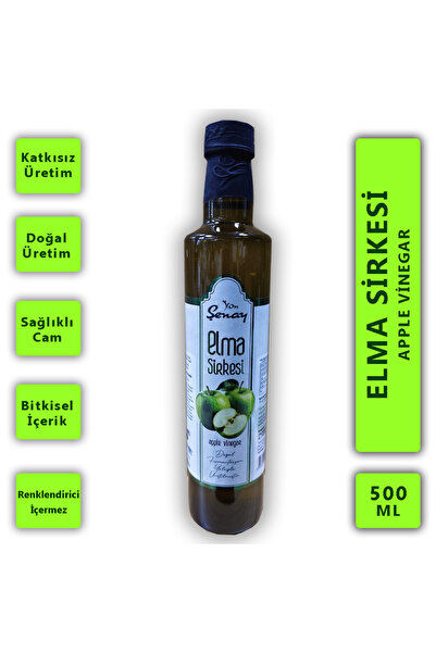 Elma Sirkesi 500 ml – Doğal ve Katkısız Fermente