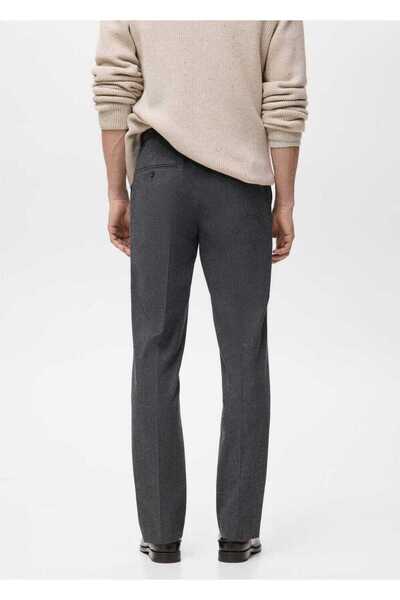 MANGO Man Slim fit flanel pantolon