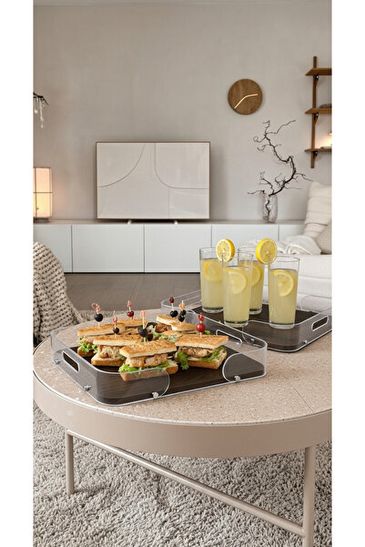 Generic A versatile serving tray set with a perfect design