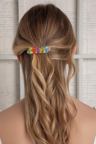 Modex Colorful Jelly Bear Hair Clip