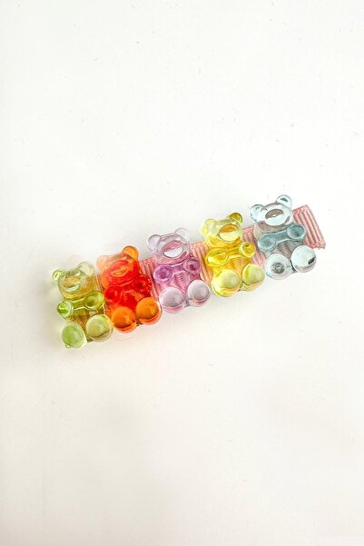 Modex Colorful Jelly Bear Hair Clip