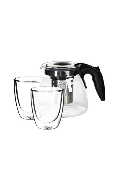ALTOM DESIGN Set ceainic 900 ml și 2 căni termo Andrea, 300 ml