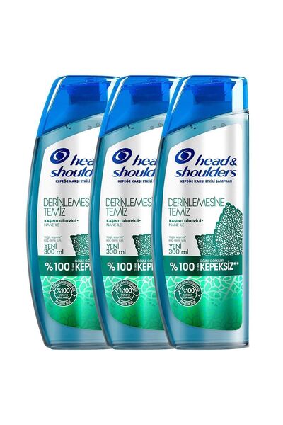 Head & Shoulders 300 Ml Şamp. Derinlemesine Temiz Giderici x3 Adet