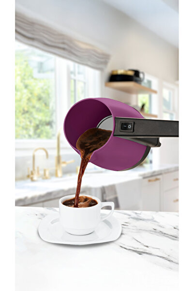 Kiwi KCM 7510 Electric Coffee Pot Turkish Coffee Machine Purple