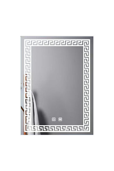 OPTIM DEKO Oglindă de baie Vivido cu LED tactil și sistem anti-aburire, 60x80 cm