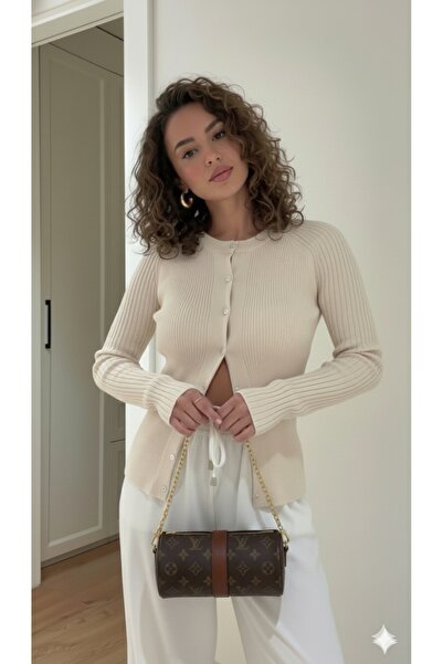 peri tower New Season Women's Soft Texture Design Knitwear Cardigan 0054