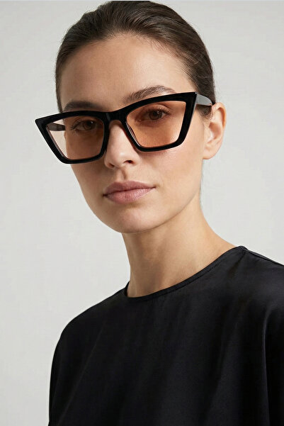 Kapin Cateye Çerçeve Güneş Gözlüğü - Nude Cam