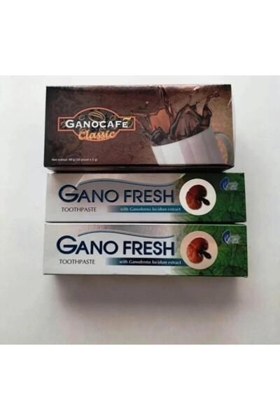 Gano Fresh Soap Excel Florsuz Fresh Diş Macunu 2 Adet ,Classic Kahve 1 Paket