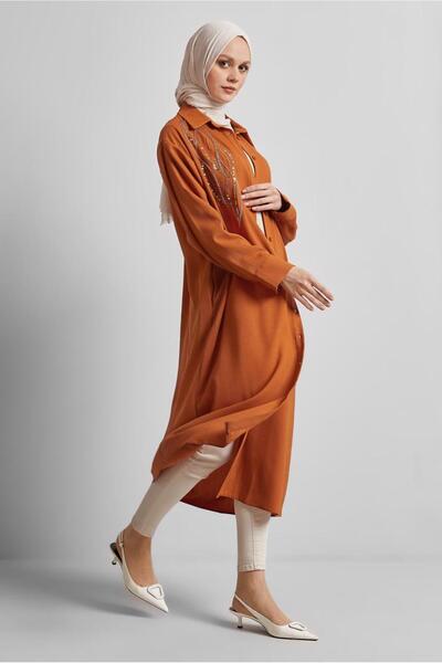 Alvina Beaded Long Tunic 44783