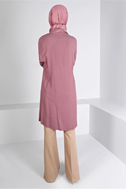 Alvina 40238 Model Flower Embroidered Tunic