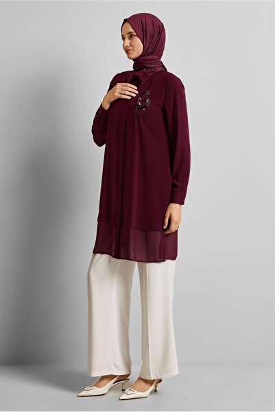 Alvina Brooch Detail Tunic 45553