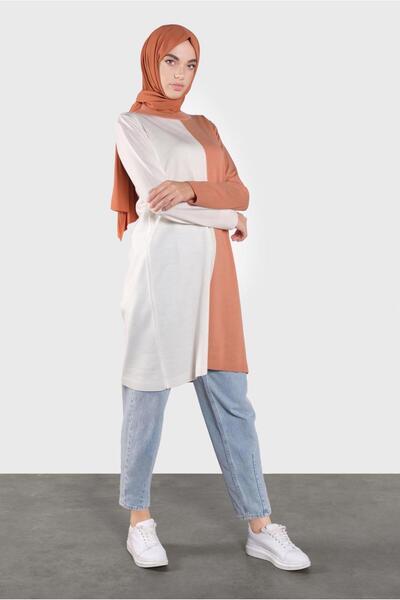 Alvina ΤΟΥΝΙΚ ΠΛΕΚΤΟ ΜΕ ΔΥΟ ΧΡΩΜΑΤΑ 41065