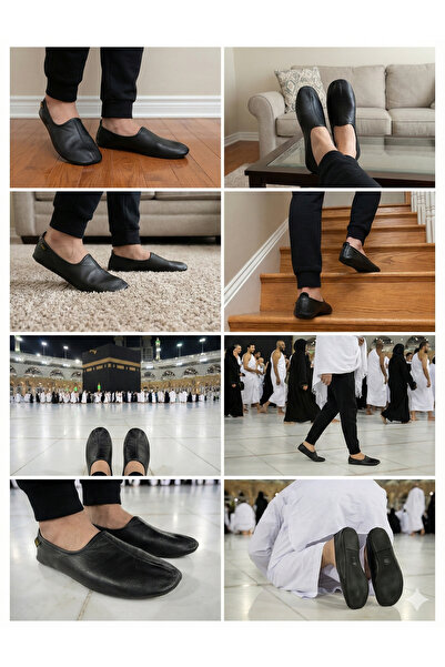 Bukond 100% δερμάτινα παπούτσια Hajj Umrah Tawaf και παπούτσια για το σπίτι που δεν εκπλέκουν ιδρώτα