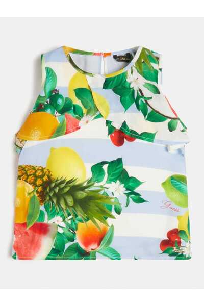 Guess Bluză pentru fete din viscoză