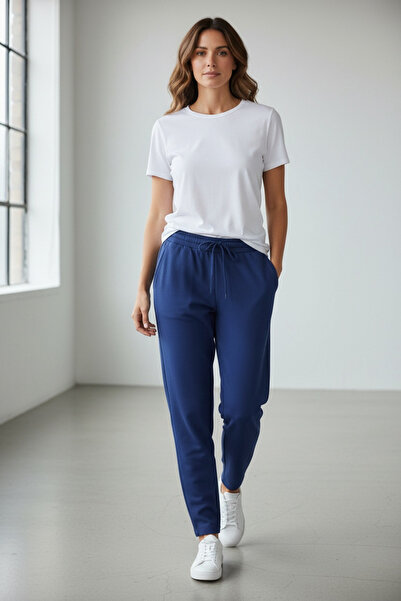 ECE GİYİM Women's Sports Pant with Elastic Waist with Pocket