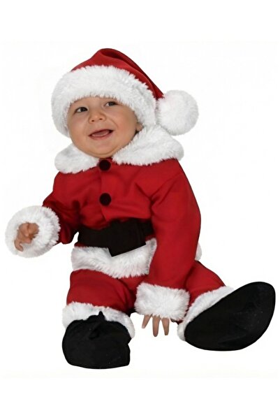 Kostüm Sarayı Bebek Noel Baba Kostümü Model-2