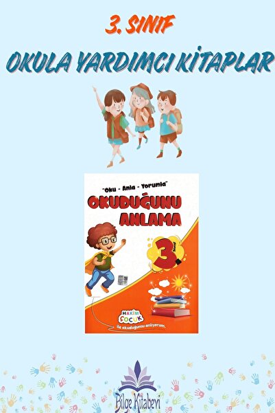Hakim Yayınları 3.Sınıf Okuduğunu Anlama - Oku Anla Yorumla