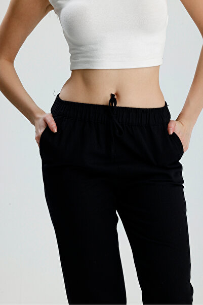 VOICTEC Washable Elastic Waist Cotton Gabardine Trousers