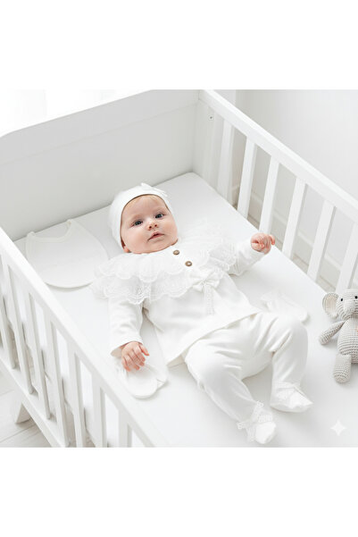Miniday Baby طقم ملابس للأطفال البنات من 5 قطع للاستخدام في المستشفى