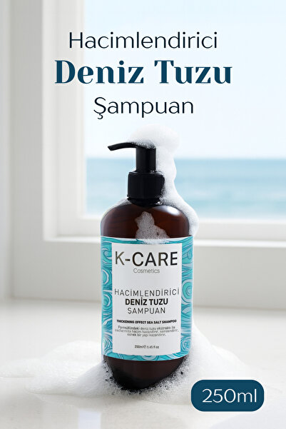 K K-CARE Cosmetics Hacim Veren Deniz Tuzu Şampuanı 250 ml
