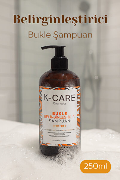 K K-CARE Cosmetics Kıvırcık Saçlar Için Bukle Belirginleştirici Şampuan 250 ml