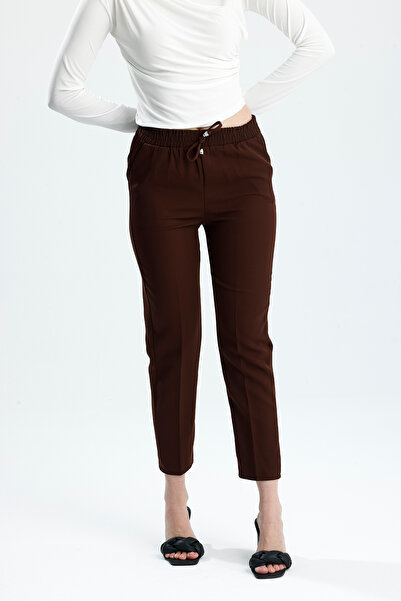 VOICTEC Παντελόνι καρότο μεγάλου μεγέθους Dabul με υφασμάτινη τσέπη και ελαστική μέση