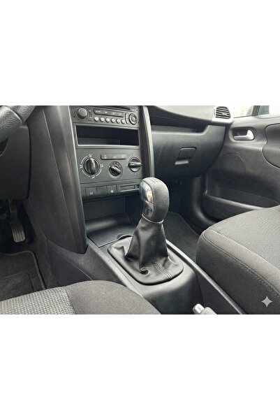 Genel Markalar Peugeot 207 Uyumlu Vites Körük Derisi ve Spor Nikel Topuz-7591...