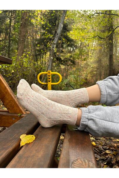 Aslan Winter Nope Embosed Short Women's Socks