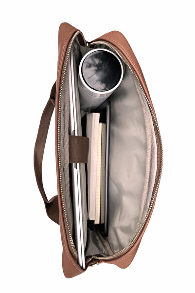 worken MacBook Pro-Air Strap Leather Case for 13-14 Inch Laptop and Notebook - Shawl Pattern, Tan