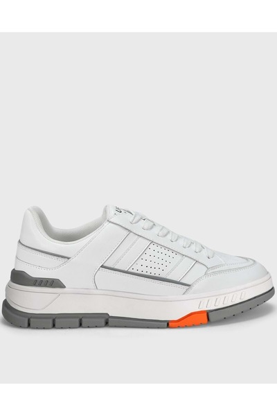 Lufian 112230239 Edwin Sneaker Erkek Deri Ayakkabı BEYAZ