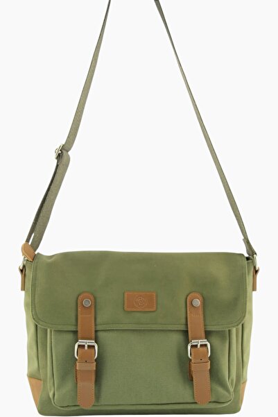 QUB CLUB Unisex Canvas Business School Messenger Bag