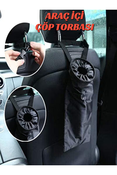 Ankaflex Car Waste Bin In-Car Back Seat Trash Can Automobile Garbage Can Auto Trash Bin