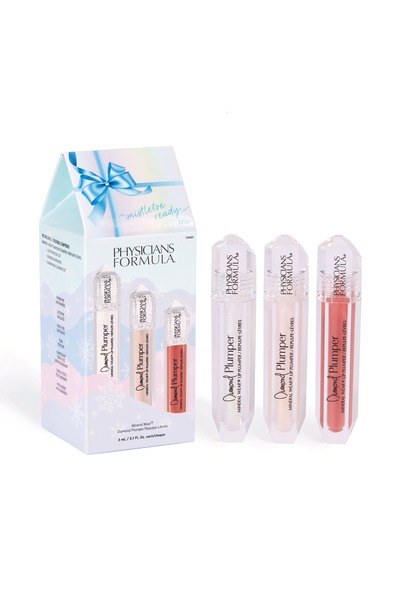 Physicians Formula Lip Gloss Trio Diamond Plumper-Mistletoe Ready Trio Dudak Dolgunlaştırıcı MINERAL PLUMPER