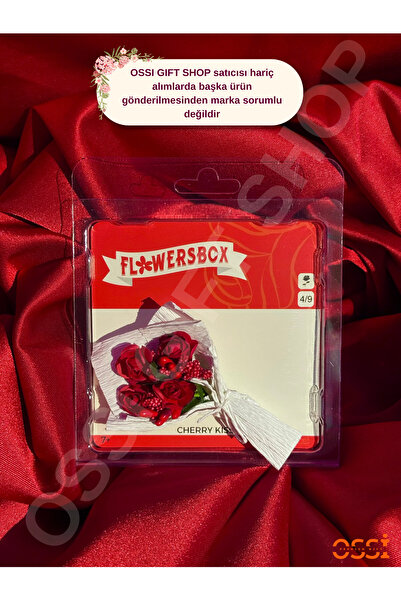 Flowersbox Cherry Kiss Mini Buket – Hotflowers Koleksiyon Wheels Flowers | Özel Tasarım Çiçek Kutusu