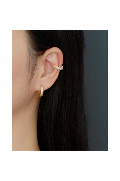 Ayla Ear Cuff Earring Crystal