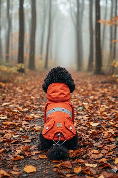 salya store Tile Dog Raincoat, Reflective Waterproof Raincoat, Dog Clothing Dog Raincoat