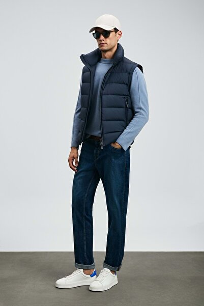 Lufian 112200250 Santo Smart Jean Ανδρικό Παντελόνι εφαρμοστό Ανδρικό Τζιν Παντελόνι KOT