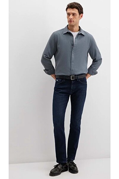 Mavi M0035187841 Marcus Premium Blue Ink Blue Jean Παντελόνι Ανδρικό Τζιν Παντελόνι ΣΚΟΥΡΟ ΜΠΛΕ