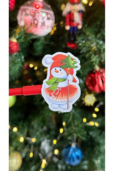 eylülün etiket fabrikası Om de zăpadă - Autocolant opac cu figură de fată - A...