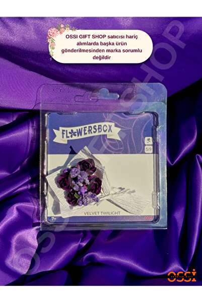 Flowersbox Velvet Twilight Mini Buket – Hotflowers Koleksiyon Wheels Flowers ...