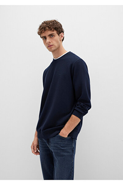 Mavi Μαύρο μπλουζάκι Navy Blue 0S10480-80872