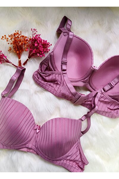 Veille Σετ σουτιέν 2 τεμαχίων C Cup Gathering - Βουργουνδί/Εκρού, Άνετο κομψό σετ σουτιέν και εσώρουχα με λεπτομέρεια από τούλι