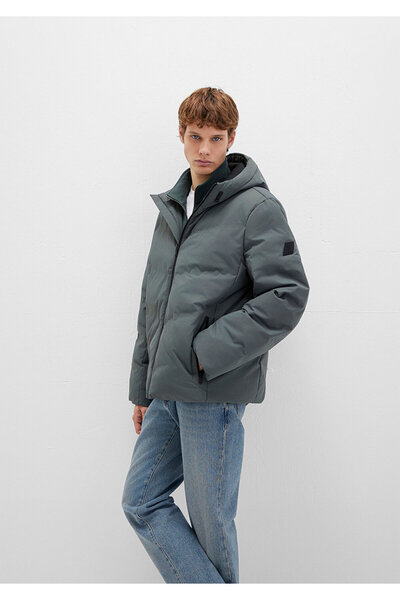 Mavi Αδιάβροχο K με κουκούλα Πράσινο Φουσκωτό Μπουφάν 0110651-71598