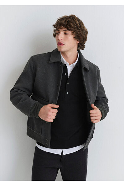 Mavi Wool Blend Anthracite Jacket Regular Fit / Regular Cut 0110658-80023