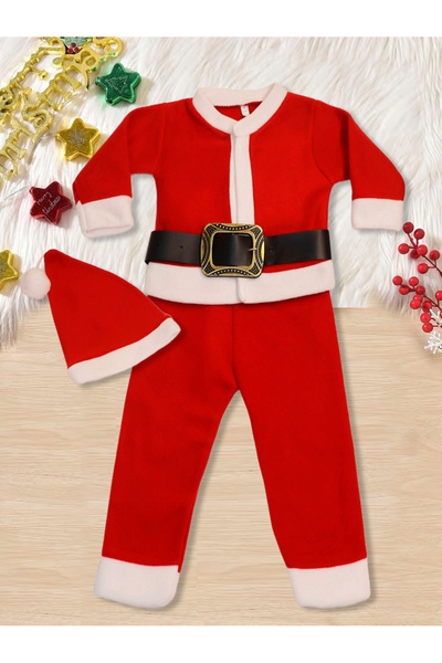 RebelBeBe Santa Claus costume, hat and belt, 1-8 years
