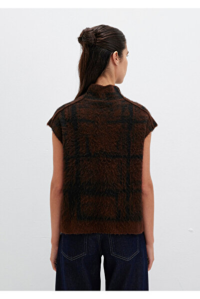 Mavi Mock Neck Brown Sweater Regular Fit / Regular Cut 1710792-91201